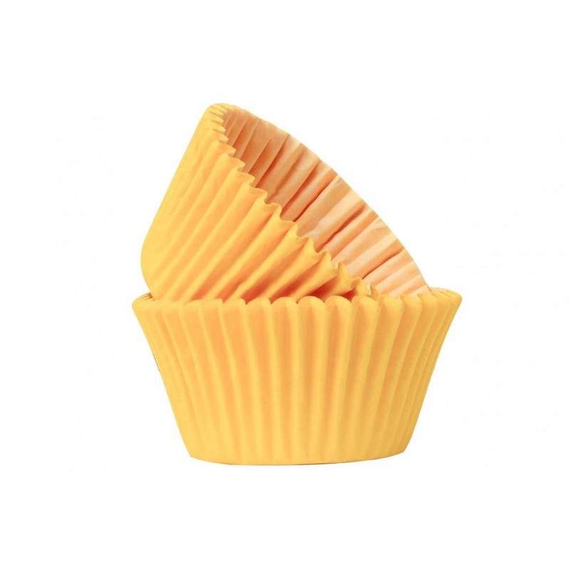 Muffin Case Yellow (50)