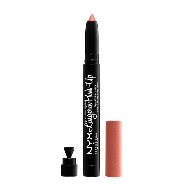 NYX PROFESSIONAL MAKEUP Lip Lingerie Push-Up Long Lasting Lipstick - Dusk To Dawn, Warm Beige Nude