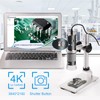 Cainda 4K 3840x2160p WiFi Digital Microscope Camera with Adjustable Metal