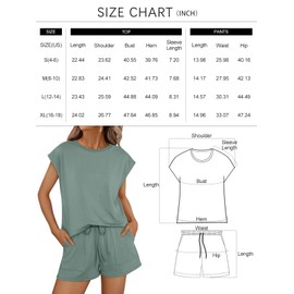 AUTOMET Womens Lounge Two 2 piece Sets Summer Outfits 2025 Loungewear Matching Vacation Sweatsuits Sweat Tracksuits Pajamas Pjs Clothes Shorts Clothing Fashion Trendy Khaki S
