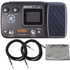 JOYO Gem Box II Guitar Multi-Effects (Built-In Tuner) Pedal with 2 Cables and Cloth