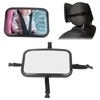 Automotive Interior Baby Mirror Free Rotation Adjust Strap Car Interior