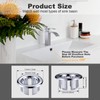 ARCORA 6 Pack Sink Overflow Ring, Bathroom Kitchen Sink Basin