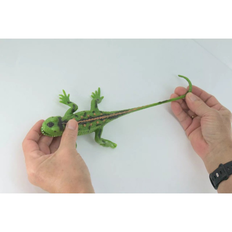 Collectible Wildlife Gifts Lizard Toy, Stretchable, Squishy, Squeezable, Soft Rubber