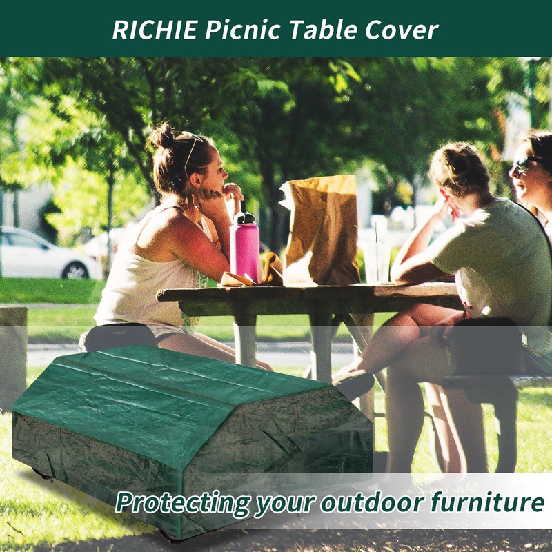 RICHIE Picnic Table Cover Garden Folding Picnic Table Bench Covers
