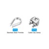 PATIKIL Wire Rope Accessory Set, 304 Stainless Steel 12 Pcs