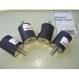 Wacker WP1550 plate compactor tamper OEM rubber shock mount 5100016316