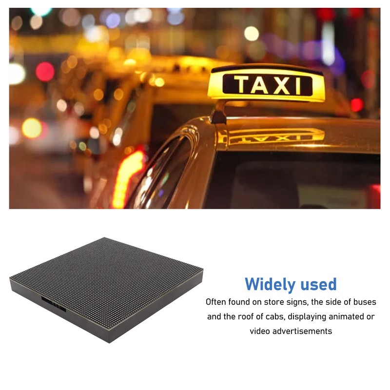 RGB Full Color LED Matrix Panel 64x64 4096 Dots 2mm