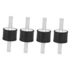KooingTech Vibration Damper, Rubber Buffer M6, Pack of 4 Rubber