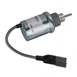 Jeimgrso Fuel Shutoff Solenoid 12V 419-7640 4197640 Compatible with Caterpillar CAT 216 216B 216B2 242B 242B2 247B3 257B 257B2