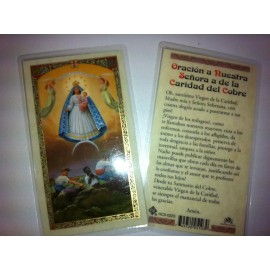 HOLY PRAYER CARDS FOR OUR LADY OF CHARITY CARIDAD DE COBRE SET OF 2 FREE SHIP!