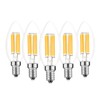 Lamsky E14 LED Bulb Dimmable,110V 600LM 60W Equivalent Warm White