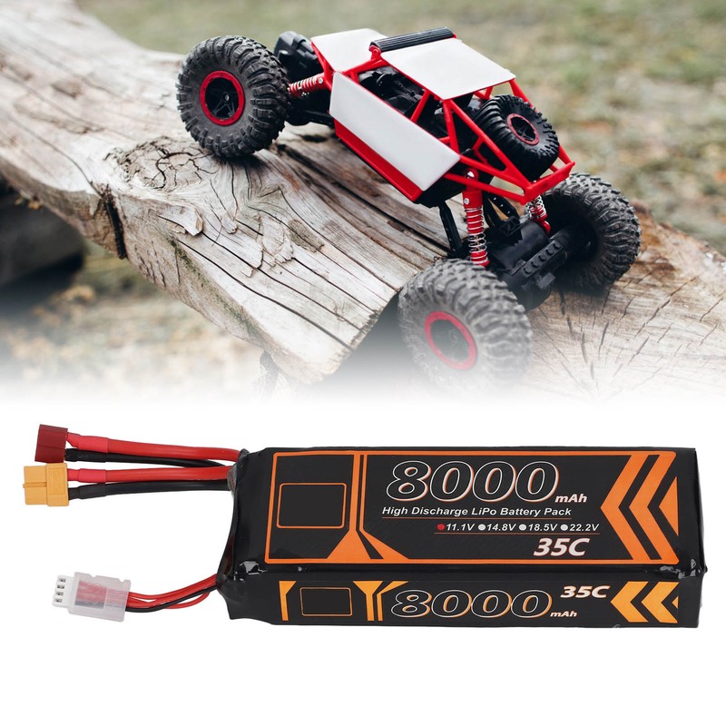 11.1V 8000mAh 35C 3S LiPo Battery with T XT60 Plug