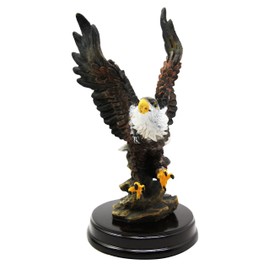 5.5" Tall Wings of Glory Bald Eagle Flight Decorative Figurine