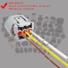 IXGKHC ALTERNATOR Assembly Generator Connector Harness Plug 3PIN Fits for