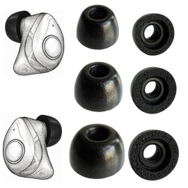 TENNMAK 6X Replacement Memory Foam Eartips for Raycon Earbuds,3 Pairs