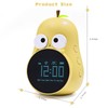LEDHOLYT Kids Alarm Clock, Cute Pear Wake Up Kids Sleep
