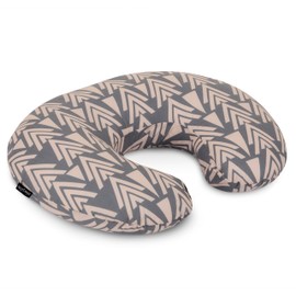 Dream On Me Beeboo Nursing Pillow and Positioner, Breastfeeding and Bottlefeeding Pillow, Removable and Washable Pillow Cover, Soft and Breathable Fabric, Taupe