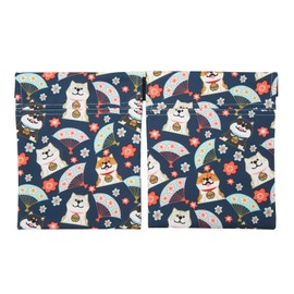 Mastectomy Drain Holder Bag Elastic Strap Length Adjust Breast Surgery Drainage Pouch Dog Pattern