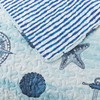 HoneiLife Coastal Quilt Sets King - 3 Pieces Nautical Quilt
