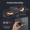 Solar Demon Eye LED Car Window Light, Wireless No Drill
