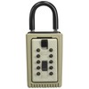 Kidde 001350C 3-Key Portable Push Button Key Safe, Clay