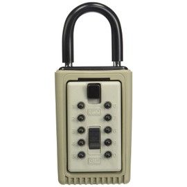 Kidde 001350C 3-Key Portable Push Button Key Safe, Clay