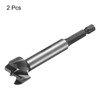 sourcing map 2pcs Forstner Drill Bit 13/16"(20mm) Carbon Steel Single