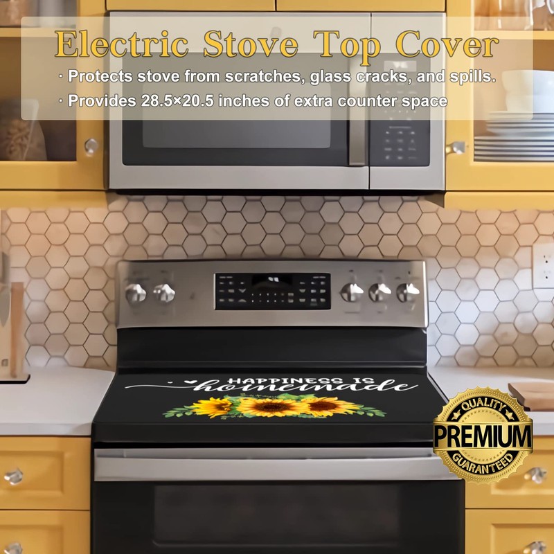 Glass Cooktop Protector - Large Glass Stove Top Cover Protector