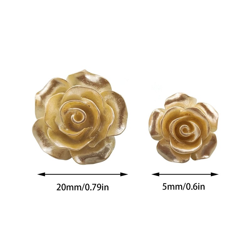 Chinchetas, 30 piezas con forma de rosa, chinchetas de punta