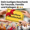 DankeDir! Closed Drunk Society Sign with Saying - Funny Gift