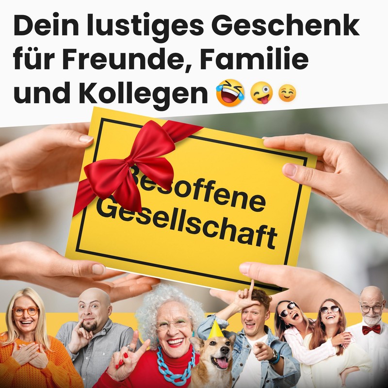 DankeDir! Closed Drunk Society Sign with Saying - Funny Gift