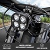 BILLFARO Upgraded Motorcycle Headlight Front Headlamp Bright Lamp,Plug N Play
