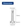 sourcing map #10-1" Self Drilling Screws, 120pcs 410 Stainless Steel