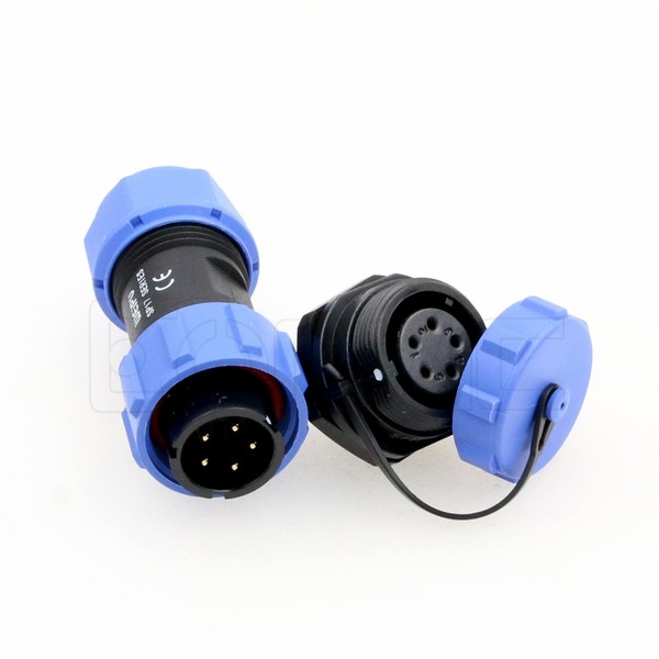 Eonvic Weipu SP17 5 Pin Male Waterproof IP68 Plug Socket