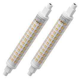 R7S LED Bulb 118mm 10W, Size 4.65-0.59-0.59 inch, 1000 Lumen (100W Halogen T3 Equivalent), 120V, 4000K, Dimmable Double Ended J Type Flood Light, Wall Floor Standing Lamp, Pack of 2 (Natural White)