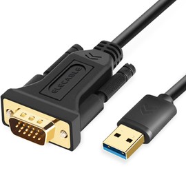 ELECABLE USB 3.0 to VGA Adapter Cable 6.5FT, Full HD 1080P Video Converter – External Graphics Card for Monitor/Projector. (6.5FT)