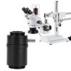 Microscope Adapter, Stereo Microscope Lens Camera Adapter with CTV Interface