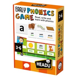 Headu - Early Phonics Game, Learning Games, Toddler Learning Toys, Kids Learning Toys, Flash Cards for Kids, Educational Games, Phonics Introduction, Working Memory Training, Age 3-6 Years
