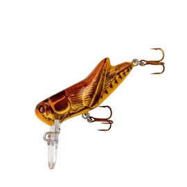 Rebel Lures F7395 Crickhopper Fishing Lure, 1 1/2-Inch, 3/32-Ounce, Brown Cricket