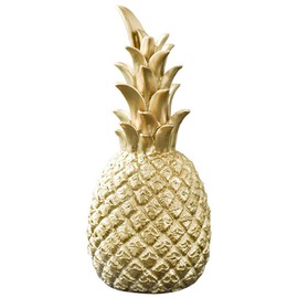Stecto Decorative Pineapple Gold, Nordic Modern Resin Pineapple Ornaments, Decorative Figure for Birthday Party, Window, Desktop, Home, S/M/L