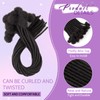 Loc Extensions Human Hair 0.4cm&0.6 cm&0.8cm width 4-18inch 10, 20,