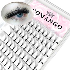 Lash Extension C Curl 8D 14mm Premade Fans Eyelash Extensions 0.07 Premade Volume Eyelash Extensions 3D/4D/5D/6D/8D/10D Short Stem Pre Fan Eyelashes 8 to 15mm (8D-0.07-C-14mm)