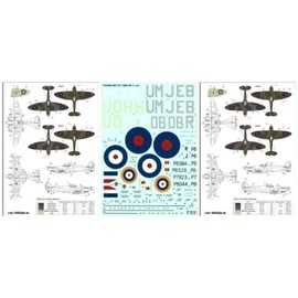 Decal for British Supermarine Spitfire MK II Presentation Spits Part 1 1/48 Scale Foxbot 48-002 - Model Kit