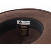 Home Prefer Mens Wool Fedora Hat with Band Classic Wide