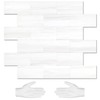 STICKGOO 10-Sheet Subway Tile Peel and Stick Backsplash, Star White