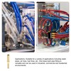 uxcell Straight Brass Barb Fitting Reducer, Fit Hose ID 8mm