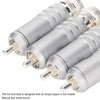 4pcs RCA Plug Silver Plated HIFI Solder RCA Connector Accommodates