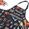 JXGZSO Biology Gift Chemistry Laboratory Apron Lab Tech Gift For