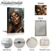 Black Woman Canvas Wall Art African American Wall Art Black